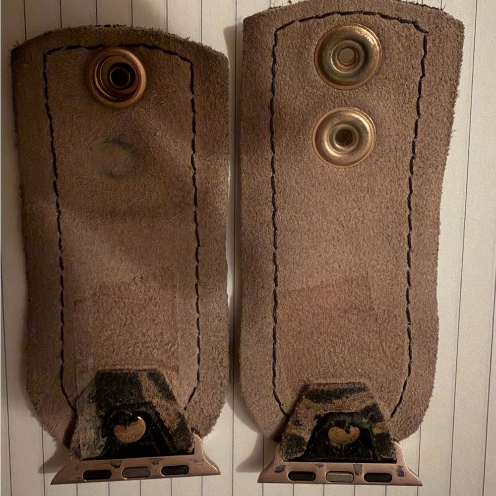 Black and Tan Leather Strap by - Picture 2 of 4